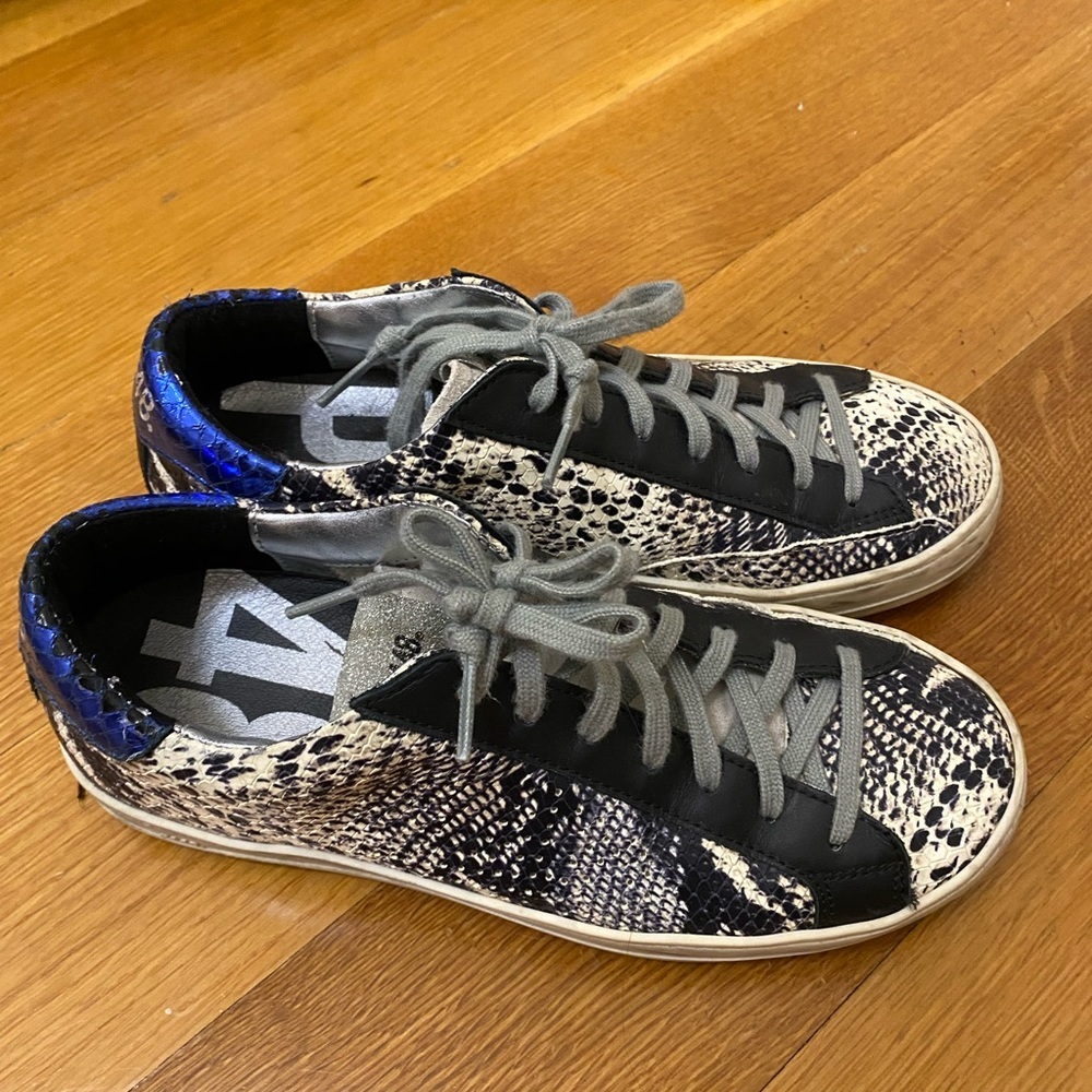 P448 John Twister Python-Effect Sneakers - image 3